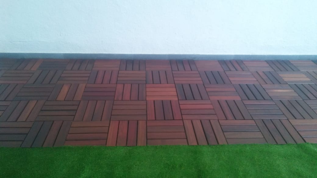 Ipe Deck Tile 1 Inovar, Ipe Wood Eco Decking Tiles